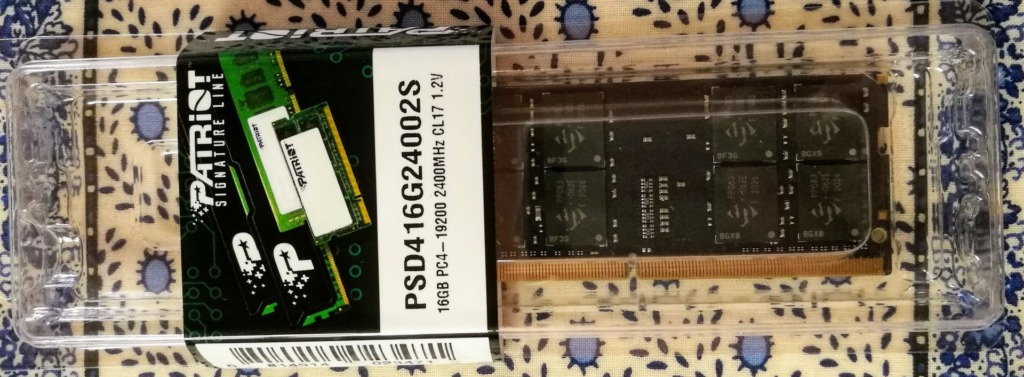 DDR4 2400 16GByte SoDIMM Patriot PSD416G24002S
