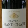 Chateau Grand Chanp 2018 シャトー グランシャン : 赤ワイン : フランス