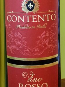 コンテント ヴィーノ ロッソ(Contento Vino Rosso)