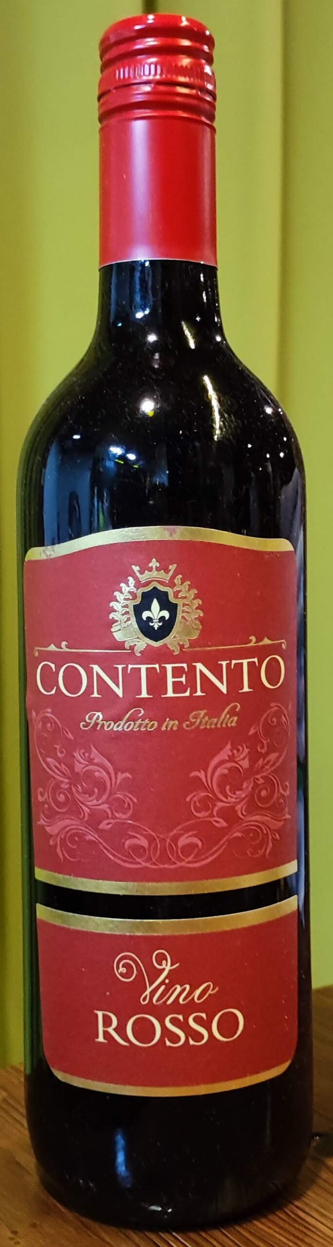 コンテント ヴィーノ ロッソ(Contento Vino Rosso)