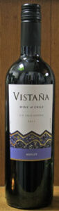 Vistana Merlot(ヴィスターニャ メルロー):赤ワイン:チリ