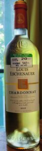 ルイ エシェノエール シャルドネ(Louis Eschenauer Chardonnay):白ワイン:フランス